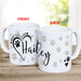 Best Dog Ever Tan Paws Mug - Custom Dog Lover Coffee Mug with Paw Prints - Way Up Gifts