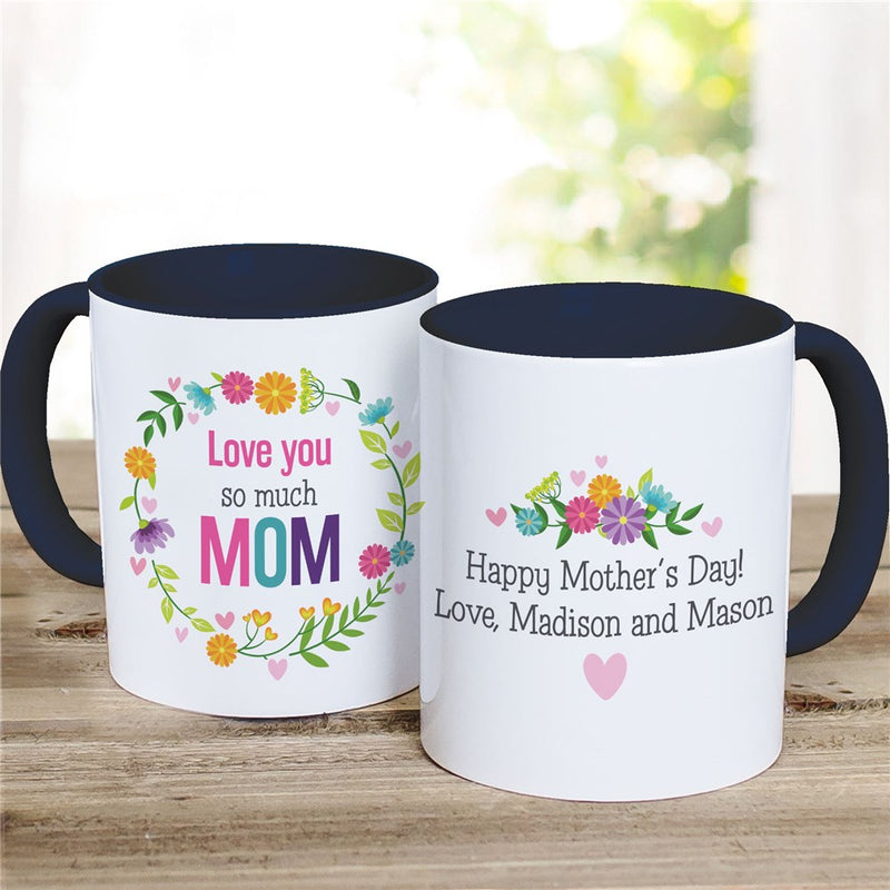 Love So Much Mom Mug - Personalized Heartwarming Gift - LED Gift Works