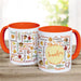 Pumpkin Word Art Fall Mug - Personalized Thanksgiving Coffee Mug - Way Up Gifts
