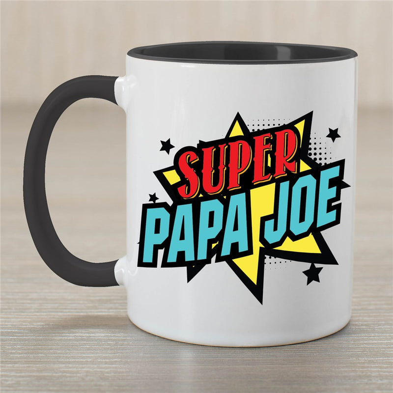 Super Teacher Comic Mug - Custom Graphic Teacher Mug - LED Gift Works