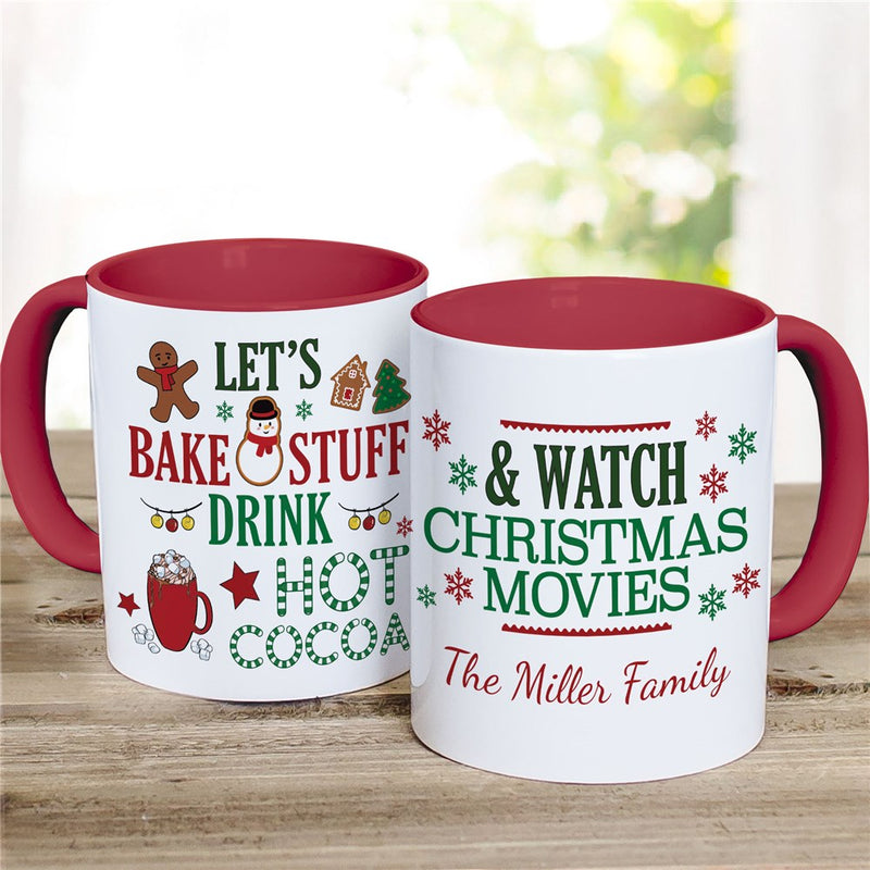 Let's Bake Stuff Coffee Mug - Personalized Baking Theme Mug - LED Gift Works
