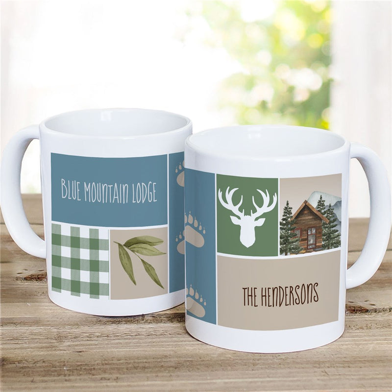 Animal Silhouettes Watercolor Coffee Mug - Personalized Nature Mug - LED Gift Works