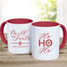 Santa's Milk Red Handle Mug - Personalized Holiday Mug - Way Up Gifts