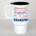 Personalized Anybody Can Be… Grandpa Travel Mug – Custom Grandchildren Names Unique Grandpa Gift - Way Up Gifts