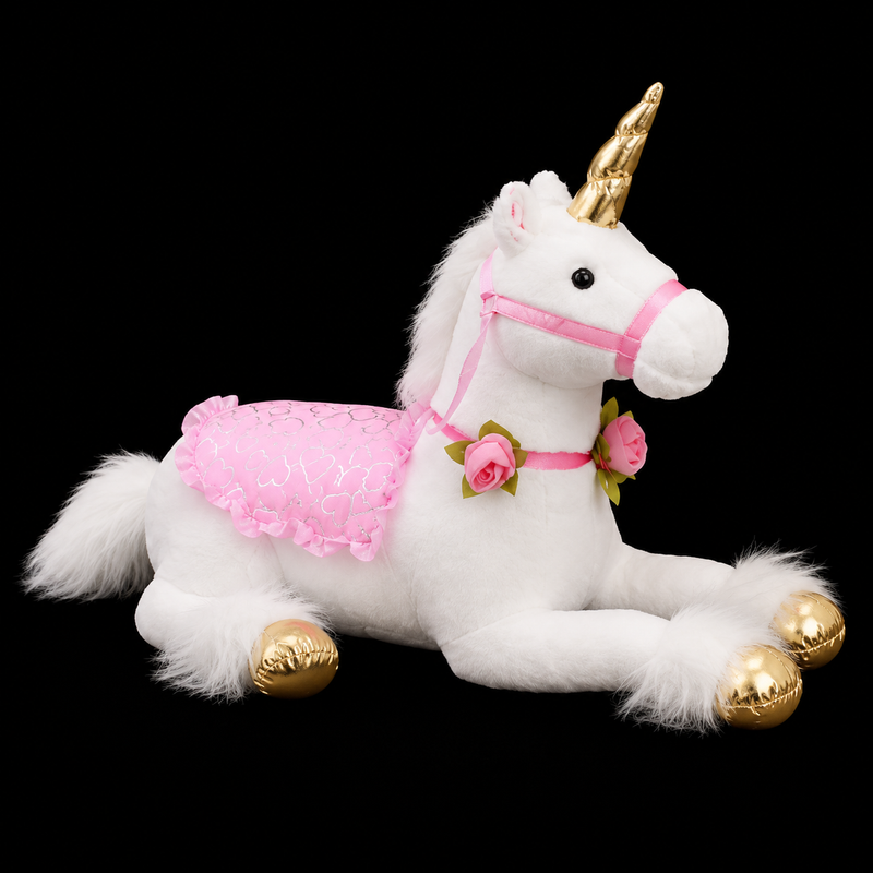 39.5" Jumbo Stuffed Animal Unicorn Plush Toy - LED Gift Works