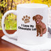 I Love My Chocolate Lab Mug - Personalized Pet Gift - Way Up Gifts