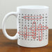 Mom Word Search Mug - Custom Word Puzzle Mug for Mom - Way Up Gifts