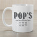 Established Ceramic Mug - Custom Established Year Coffee Mug - Way Up Gifts