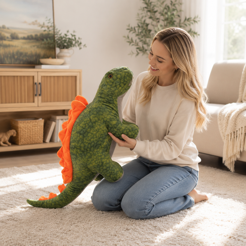 Big Stuffed Dinosaur Plush Animal - LED Gift Works