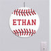 Personalized Baseball Round Wall Sign- Custom Sports Decor for Boys or Game Room - Way Up Gifts