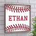 Personalized Baseball Wall Sign - Custom Sports Decor for Boys' Room or Man Cave - Way Up Gifts