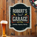Personalized Garage Wall Sign – Custom Shop or Man Cave Wall Decor with Name and Tools Theme - Way Up Gifts