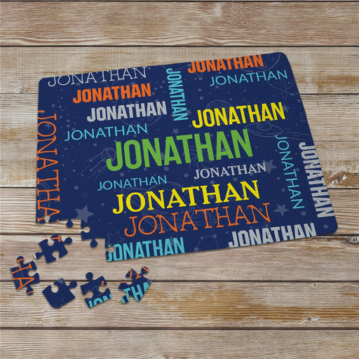 Custom Repeating Name Kids Puzzle - LED Gift Works