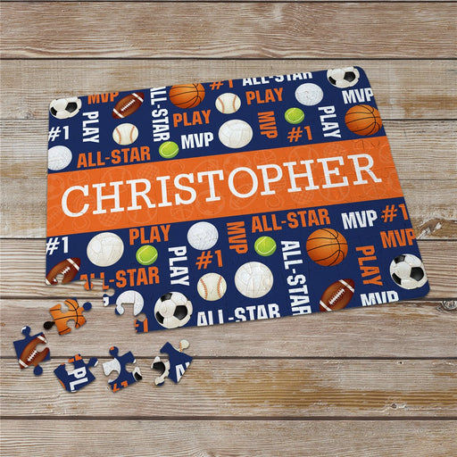 Personalized Sports Ball Name Puzzle for Kids - LED Gift Works