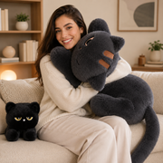 Big Stuffed Animal Soft Cute Cat Plushie - LED Gift Works