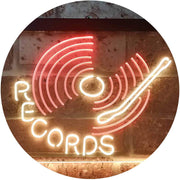 Turntable Music Records LED Light Sign - LED Gift Works