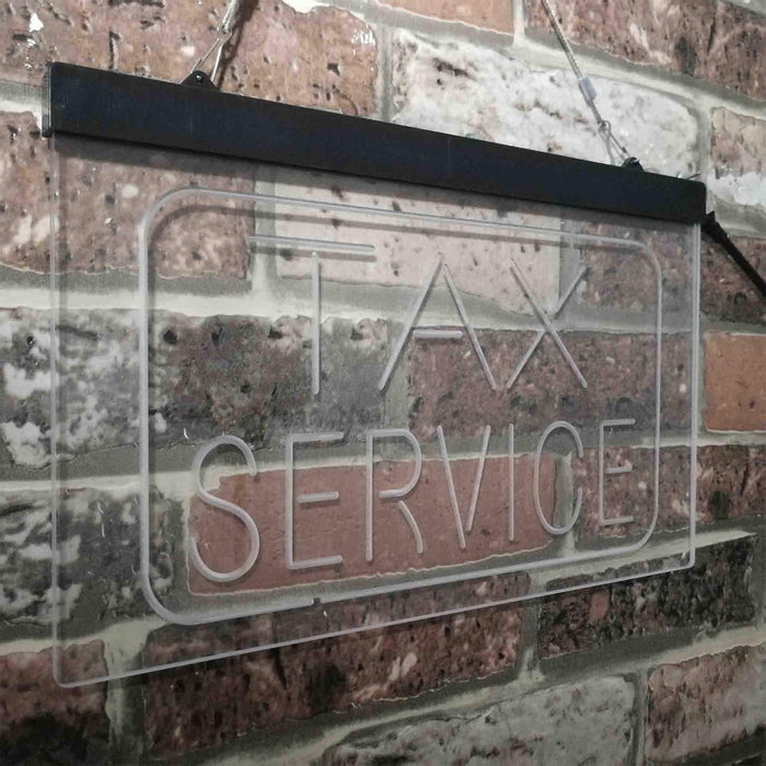 Tax Service LED Light Sign - Way Up Gifts