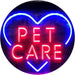Pet Care Vet Grooming Heart LED Light Sign - Way Up Gifts