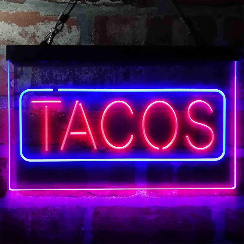 Tacos LED Light Sign - LED Gift Works