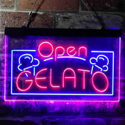 Open Gelato LED Light Sign - LED Gift Works