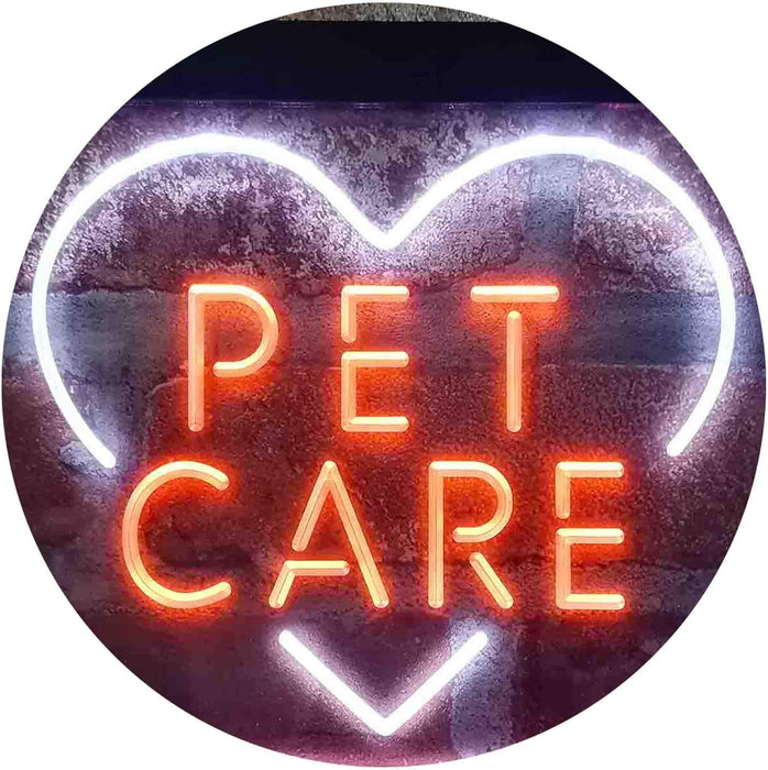 Pet Care Vet Grooming Heart LED Light Sign - Way Up Gifts