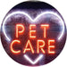 Pet Care Vet Grooming Heart LED Light Sign - Way Up Gifts