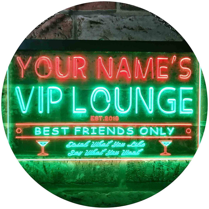 Personalized VIP Lounge LED Light Sign - Way Up Gifts