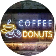 Coffee Donuts LED Light Sign - LED Gift Works