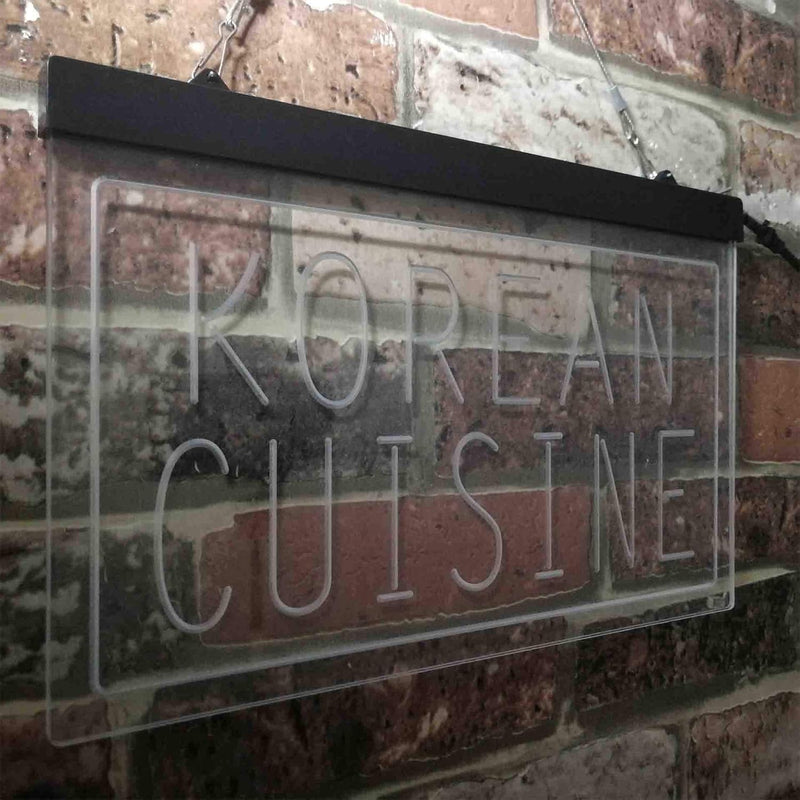 Korean Cuisine LED Light Sign - LED Gift Works