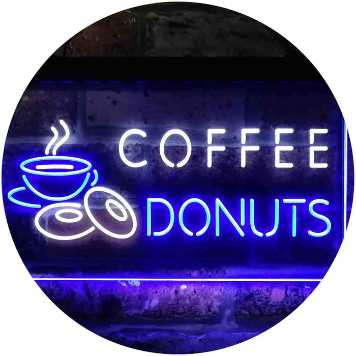 Coffee Donuts LED Light Sign - Way Up Gifts