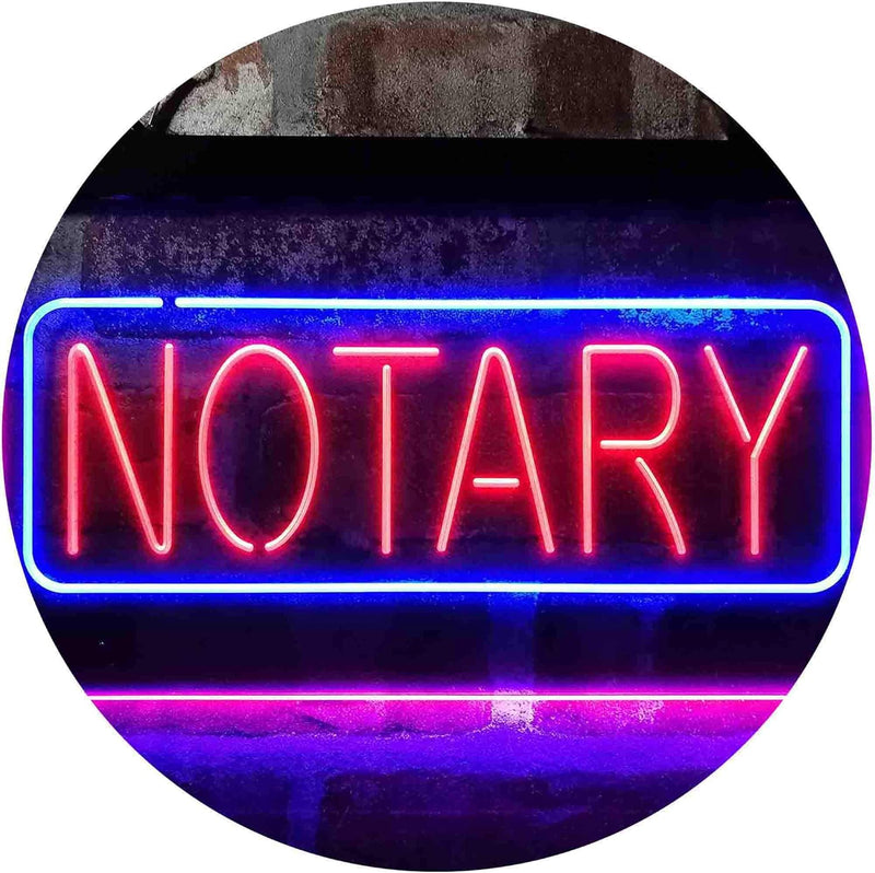 Notary LED Light Sign - LED Gift Works