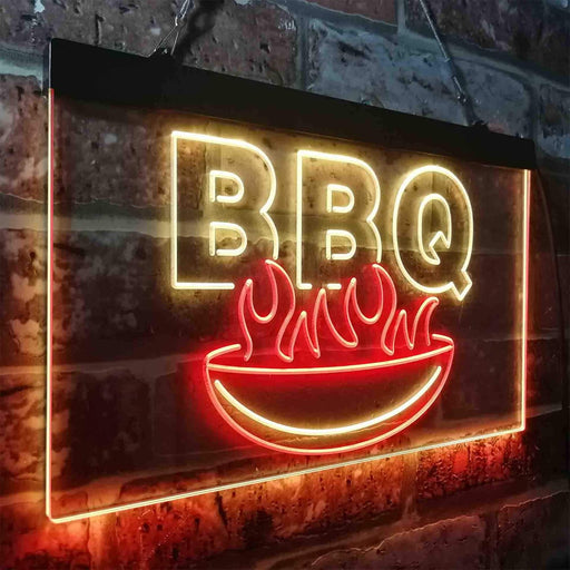 BBQ Fire Decoration LED Light Sign - LED Gift Works