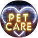 Pet Care Vet Grooming Heart LED Light Sign - Way Up Gifts