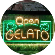 Open Gelato LED Light Sign - LED Gift Works