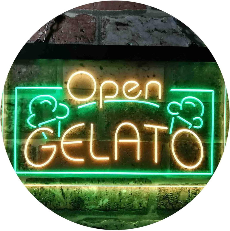 Open Gelato LED Light Sign - LED Gift Works