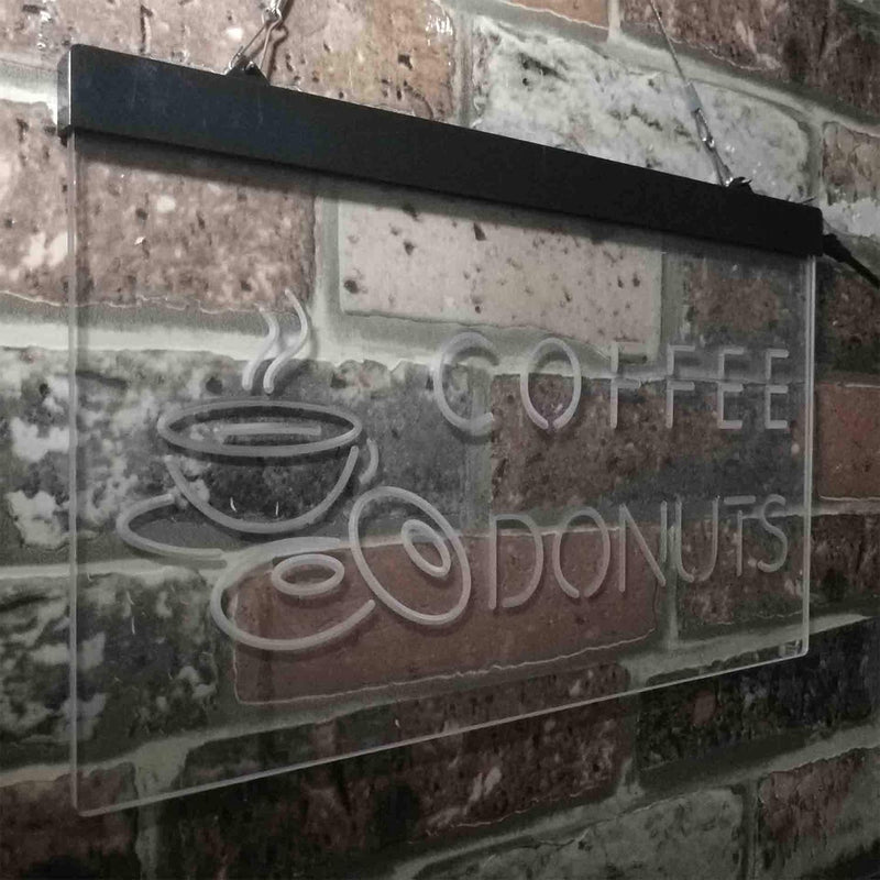 Coffee Donuts LED Light Sign - LED Gift Works
