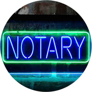 Notary LED Light Sign - LED Gift Works