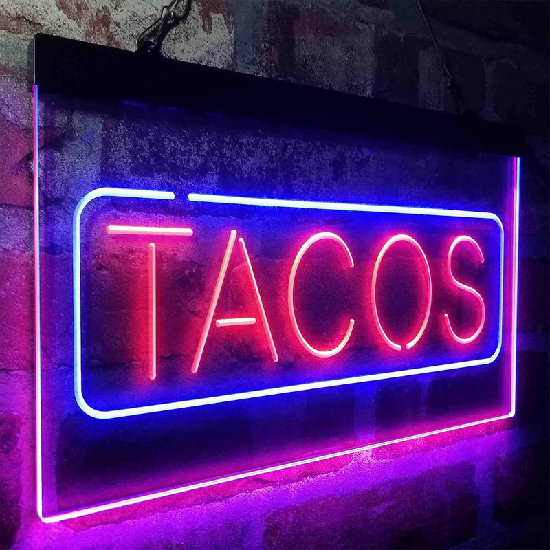 Tacos LED Light Sign - LED Gift Works