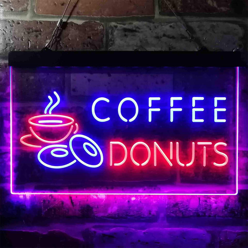 Coffee Donuts LED Light Sign - LED Gift Works