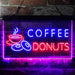 Coffee Donuts LED Light Sign - Way Up Gifts