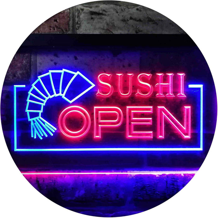 Sushi Open LED Light Sign - Way Up Gifts