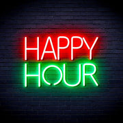 Happy Hour Flex Silicone LED Sign (Neon-Style, LED Technology) - LED Gift Works