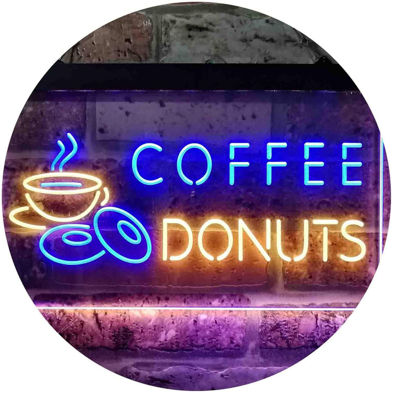 Coffee Donuts LED Light Sign - LED Gift Works