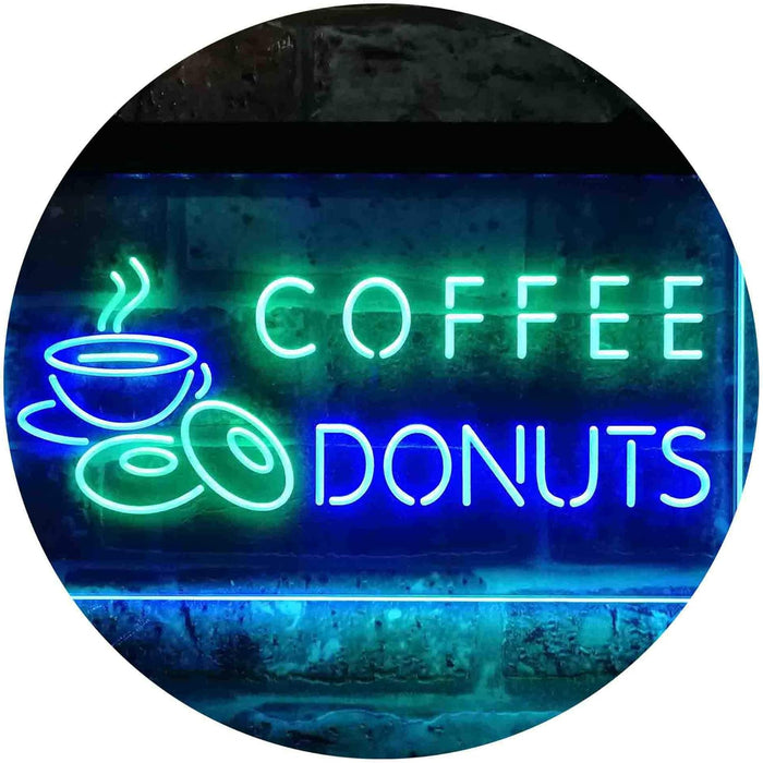 Coffee Donuts LED Light Sign - Way Up Gifts