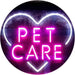 Pet Care Vet Grooming Heart LED Light Sign - Way Up Gifts