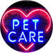 Pet Care Vet Grooming Heart LED Light Sign - Way Up Gifts