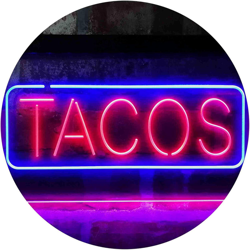 Tacos LED Light Sign - LED Gift Works