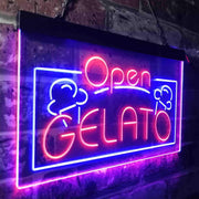 Open Gelato LED Light Sign - LED Gift Works