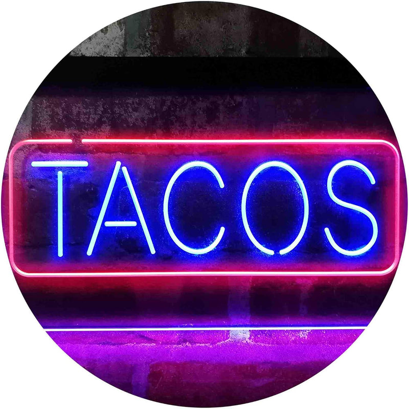 Tacos LED Light Sign - LED Gift Works