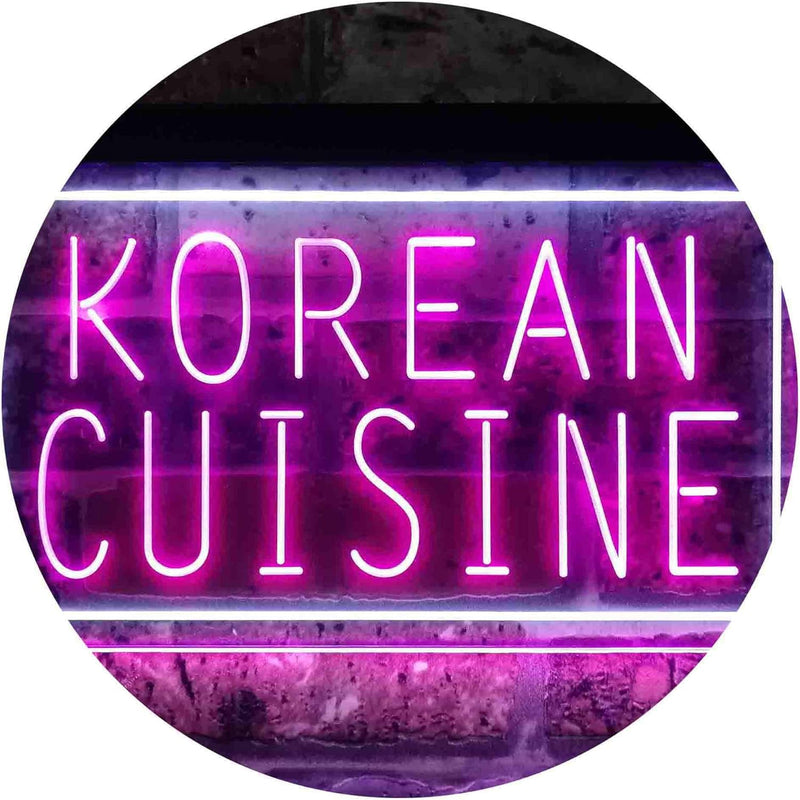 Korean Cuisine LED Light Sign - LED Gift Works